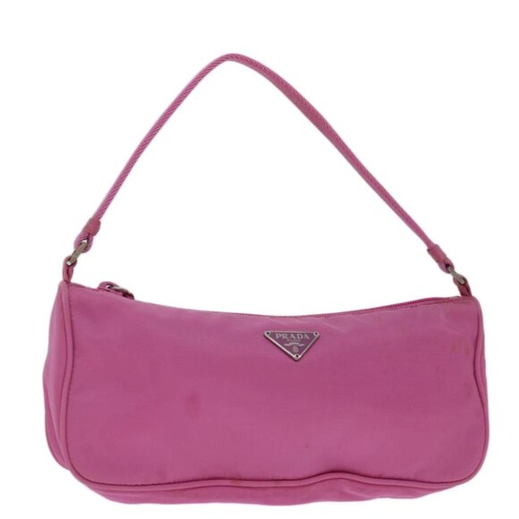 PRADA Accessory Pouch Nylon Pink - Picture 1 of 16